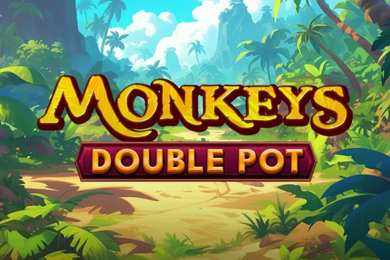 Monkeys Double Pot